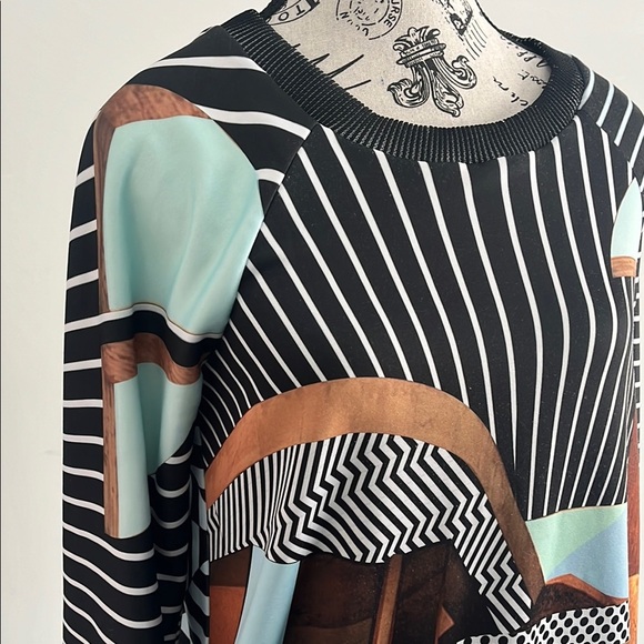 Clover Canyon Surrealism Abstract Sweater - Picture 2 of 5